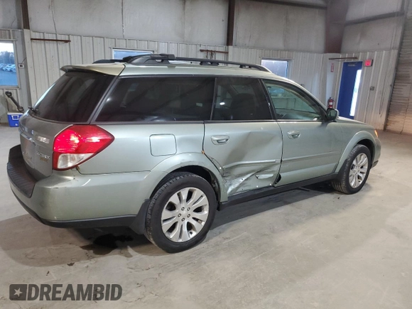 2009 Subaru Outback Ltd with VIN 4S4BP66C897325908, listed as a Copart auction lot 80725534 with 113,500 mi miles and Clean Title. Bid and sale history available at carsss.com. Image 3.