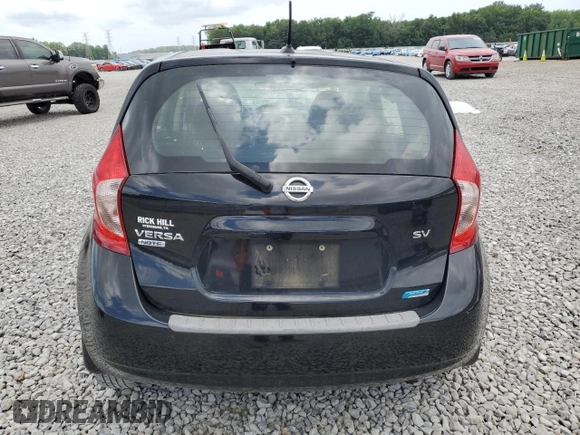 2016 Nissan Note S with VIN 3N1CE2CP5GL393576, listed as a Copart auction lot 61638175 with Not provided miles and Salvage title. Bid and sale history available at DreamBid. Image 6.