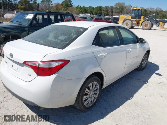 2016 Toyota Corolla L with VIN 2T1BURHE8GC593589, listed as a IAAI auction lot 41875122 with 114,828 mi miles and . Bid and sale history available at DreamBid. Image 4.