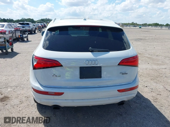 2015 Audi Q5 Premium Plus with VIN WA1LFAFP9FA116669, listed as a IAAI auction lot 41907893 with 115,638 mi miles and . Bid and sale history available at DreamBid. Image 17.