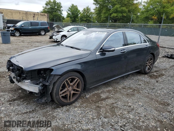 2017 Mercedes-Benz S 550 with VIN WDDUG8FB4HA315884, listed as a Copart auction lot 70753864 with 52,466 mi miles and Salvage Title. Bid and sale history available at carsss.com. Image 1.