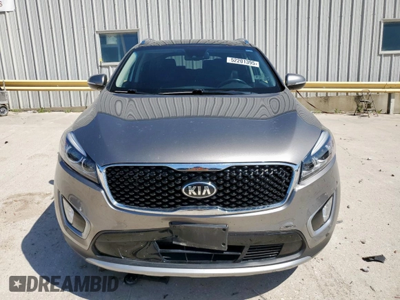 2017 Kia Sorento EX V6 with VIN 5XYPH4A53HG308066, listed as a Copart auction lot 52201395 with 119,910 mi miles and Salvage Title. Bid and sale history available at carsss.com. Image 5.