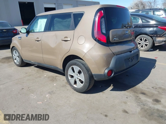 2016 Kia Soul with VIN KNDJN2A20G7249613, listed as a IAAI auction lot 41756079 with 45,128 mi miles. Bid and sale history available at carsss.com. Image 3.