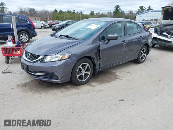 2015 Honda Civic Sedan SE with VIN 2HGFB2F79FH538335, listed as a IAAI auction lot 42049134 with 51,478 mi miles. Bid and sale history available at carsss.com. Image 17.
