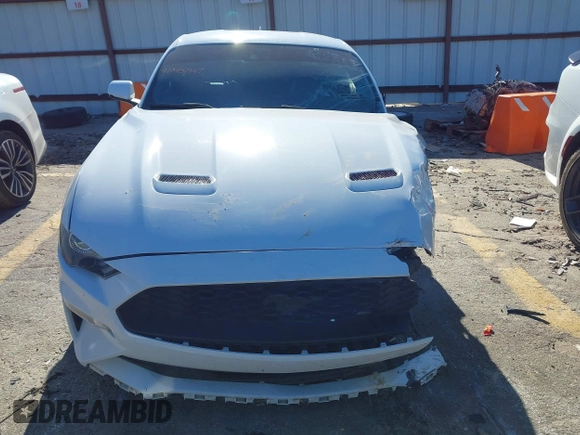 2021 Ford Mustang EcoBoost with VIN 1FA6P8TH0M5158309, listed as a IAAI auction lot 41045947 with 1 mi miles. Bid and sale history available at carsss.com. Image 12.
