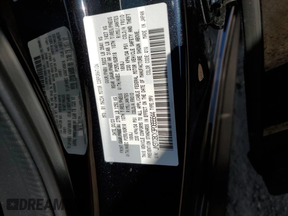 2023 Mazda CX-9 Touring with VIN JM3TCBCY3P0655644, listed as a Copart auction lot 60078435 with 17,496 mi miles and Salvage title. Bid and sale history available at DreamBid. Image 13.