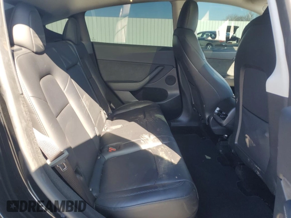 2023 Tesla Model Y Long Range with VIN 7SAYGDEE5PF892285, listed as a Copart auction lot 46458635 with 39,951 mi miles and Salvage Title. Bid and sale history available at DreamBid. Image 10.