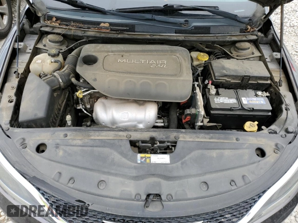 2016 Chrysler 200 Limited with VIN 1C3CCCAB2GN102021, listed as a Copart auction lot 51145555 with 185,654 mi miles and Salvage Title. Bid and sale history available at carsss.com. Image 11.
