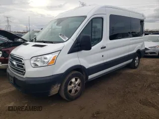 2019 Ford Transit Passenger XL with VIN 1FBAX2CG7KKA62558, listed as a Copart auction lot 81088864 with 48,967 mi miles and Salvage Title. Bid and sale history available at carsss.com. Image 1.