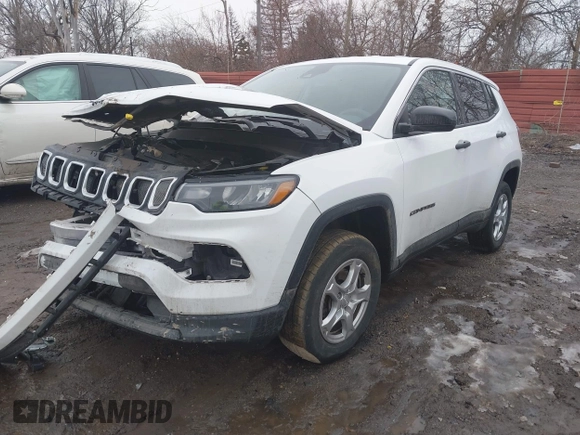2022 Jeep Compass Sport с VIN 3C4NJDAB8NT106765, выставлен на аукционе IAAI как лот 41669570 с пробегом 74 550 миль миль и . История ставок и продаж доступна на DreamBid. Изображение 17.