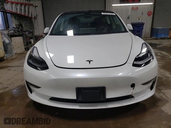 2022 Tesla Model 3 Long Range with VIN 5YJ3E1EB5NF334516, listed as a Copart auction lot 43247755 with 23,412 mi miles and Salvage Title. Bid and sale history available at DreamBid. Image 5.