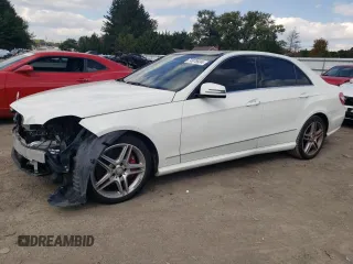 2011 Mercedes-Benz E-Class E 550 Luxury with VIN WDDHF9AB3BA444871, listed as a Copart auction lot 74978934 with 186,659 mi miles and Salvage Title. Bid and sale history available at carsss.com. Image 1.