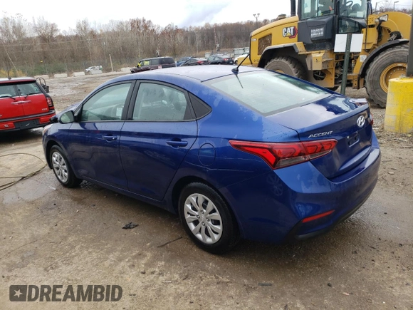 2021 Hyundai Accent SE with VIN 3KPC24A64ME139546, listed as a Copart auction lot 76922743 with 18,962 mi miles. Bid and sale history available at carsss.com. Image 2.