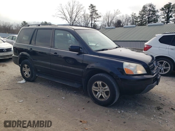 2005 Honda Pilot EX-L with VIN 5FNYF18515B035128, listed as a Copart auction lot 52935285 with 184,566 mi miles and Clean Title. Bid and sale history available at carsss.com. Image 4.