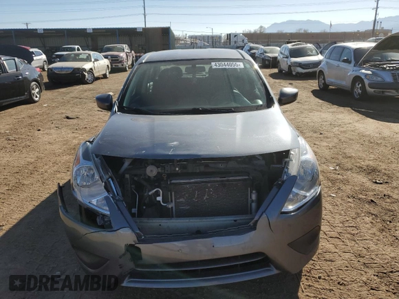 2017 Nissan Versa SV with VIN 3N1CN7AP4HL835782, listed as a Copart auction lot 43044055 with 75,910 mi miles and Non repairable. Bid and sale history available at DreamBid. Image 5.