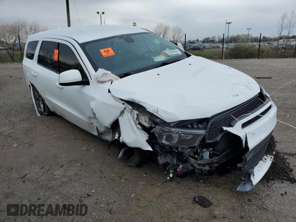 2019 Dodge Durango GT with VIN 1C4RDJDG4KC821225, listed as a Copart auction lot 52054535 with 53,841 mi miles and Salvage title. Bid and sale history available at DreamBid. Image 4.