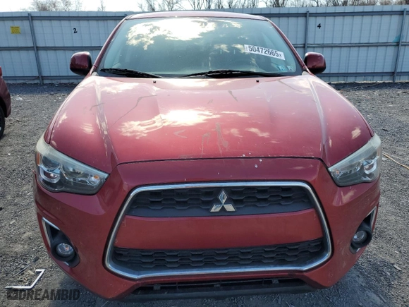 2014 Mitsubishi Outlander Sport SE with VIN 4A4AR4AU8EE030031, listed as a Copart auction lot 50472665 with 124,794 mi miles and Clean Title. Bid and sale history available at carsss.com. Image 5.