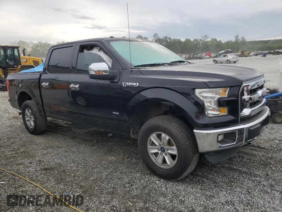 2016 Ford F-150 XLT with VIN 1FTEW1EG7GKD00973, listed as a Copart auction lot 56011785 with 128,344 mi miles and Salvage title. Bid and sale history available at DreamBid. Image 4.