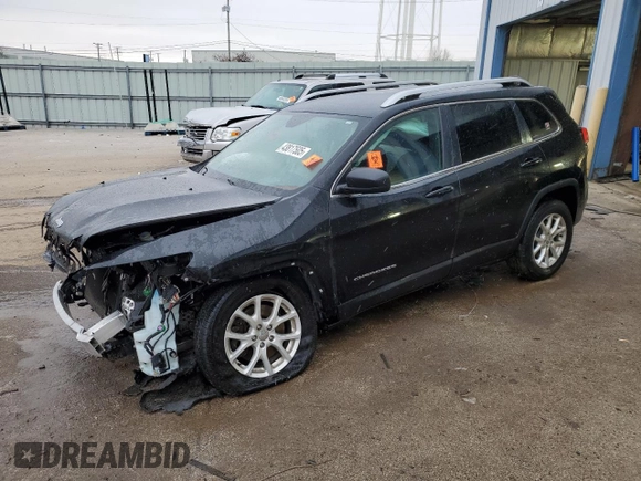 2014 Jeep Cherokee Latitude with VIN 1C4PJMCS9EW128600, listed as a Copart auction lot 43817505 with Not Provided miles and Salvage Title. Bid and sale history available at DreamBid. Image 1.