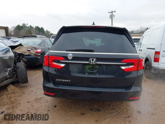 2023 Honda Odyssey EX-L with VIN 5FNRL6H69PB080307, listed as a IAAI auction lot 41555471 with 19,991 mi miles. Bid and sale history available at carsss.com. Image 16.