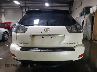 2006 Lexus RX 400h with VIN JTJHW31U960017115, listed as a Copart auction lot 45548935 with 330,629 mi miles and Salvage title. Bid and sale history available at DreamBid. Image 6.