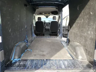 2023 Ford Transit Cargo with VIN 1FTBR1C83PKA15015, listed as a Copart auction lot 52055925 with 73,147 mi miles and Salvage Title. Bid and sale history available at carsss.com. Image 10.