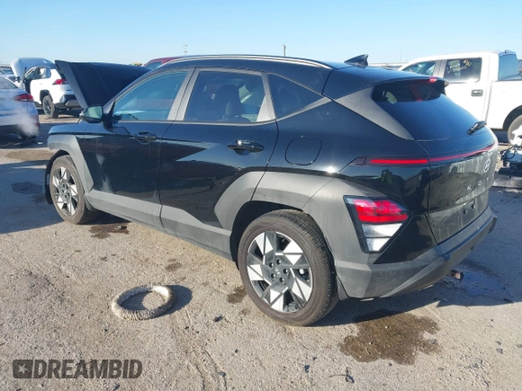 2025 Hyundai Kona SEL with VIN KM8HB3AB8SU224929, listed as a IAAI auction lot 41745377 with 10,160 mi miles. Bid and sale history available at carsss.com. Image 3.