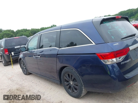2015 Honda Odyssey EX-L z VIN 5FNRL5H68FB070392, wystawiony jako IAAI lot #42412403 z przebiegiem 146 907 mil mil oraz . Historia ofert i sprzedaży dostępna na DreamBid. Obrazek 14.