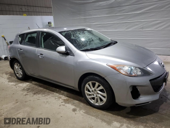 2012 Mazda 3 i Touring with VIN JM1BL1L89C1542820, listed as a Copart auction lot 47383885 with 117,204 mi miles and Salvage Title. Bid and sale history available at DreamBid. Image 4.