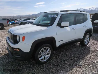 2018 Jeep Renegade Latitude with VIN ZACCJBBBXJPJ01026, listed as a Copart auction lot 52367955 with 140,014 mi miles and Salvage Title. Bid and sale history available at carsss.com. Image 1.