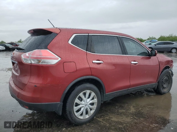 2015 Nissan Rogue S with VIN KNMAT2MT0FP573878, listed as a Copart auction lot 49461925 with 119,607 mi miles and Salvage Title. Bid and sale history available at DreamBid. Image 3.