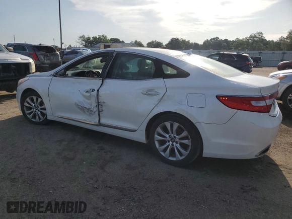 2014 Hyundai Azera z VIN KMHFG4JG6EA342493, wystawiony jako Copart lot #61897745 z przebiegiem 120 519 mil mil oraz Szkoda całkowita • Salvage title. Historia ofert i sprzedaży dostępna na DreamBid. Obrazek 2.