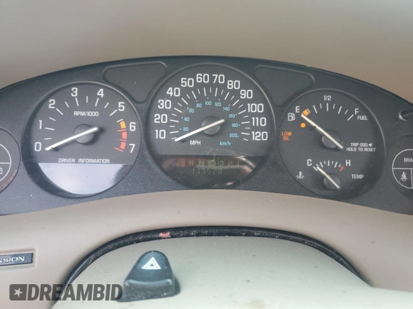 2002 Buick Regal LS z VIN 2G4WB55K221218195, wystawiony jako Copart lot #62346645 z przebiegiem 113 528 mil mil oraz Czysty tytuł • Clean title. Historia ofert i sprzedaży dostępna na DreamBid. Obrazek 9.