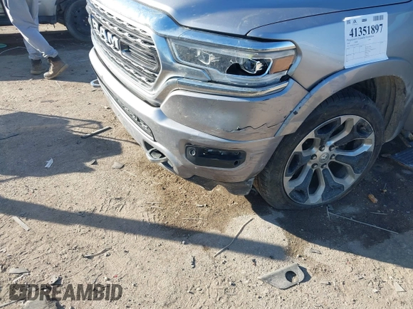 2020 Ram 1500 Limited with VIN 1C6SRFHT9LN418071, listed as a IAAI auction lot 41351897 with 1 mi miles. Bid and sale history available at carsss.com. Image 6.