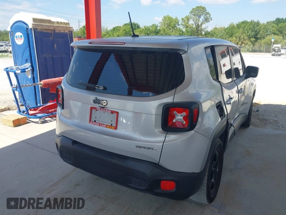 2016 Jeep Renegade Sport with VIN ZACCJAAT4GPD76634, listed as a IAAI auction lot 41793007 with 143,716 mi miles and . Bid and sale history available at carsss.com. Image 4.