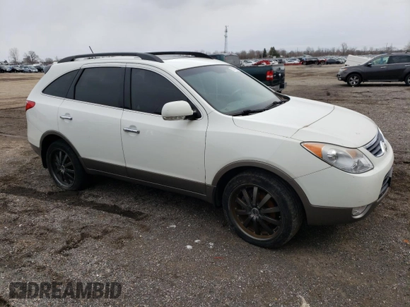 2012 Hyundai Veracruz Limited with VIN KM8NUDCCXCU197825, listed as a Copart auction lot 52747625 with Not provided miles and Clean title. Bid and sale history available at DreamBid. Image 4.