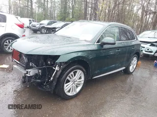 2018 Audi Q5 Premium Plus with VIN WA1BNAFY2J2232886, listed as a IAAI auction lot 41953018 with 30,096 mi miles. Bid and sale history available at carsss.com. Image 17.