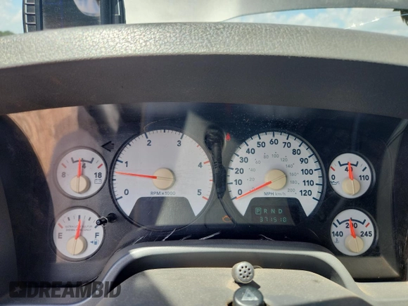 2007 Dodge 2500 SLT with VIN 3D7KS28A37G856156, listed as a Copart auction lot 63818225 with 371,510 mi miles and Salvage title. Bid and sale history available at DreamBid. Image 9.