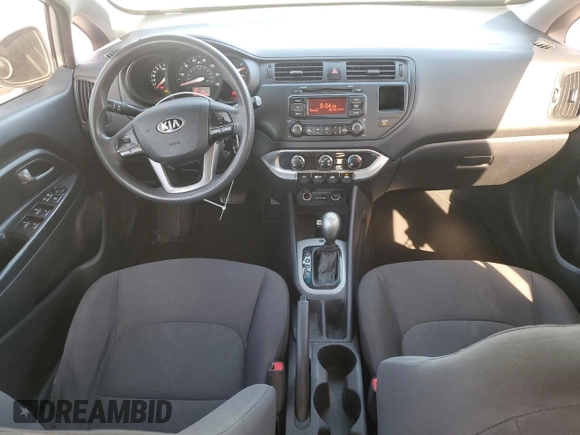 2014 Kia Rio LX with VIN KNADM5A30E6367851, listed as a Copart auction lot 84300514 with 181,083 mi miles and Clean Title. Bid and sale history available at carsss.com. Image 8.