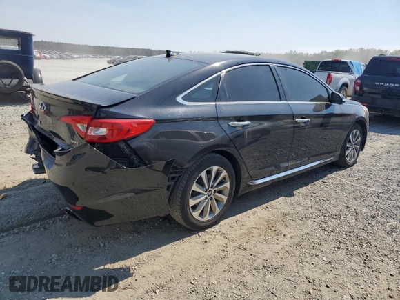 2016 Hyundai Sonata Sport with VIN 5NPE34AF3GH277018, listed as a Copart auction lot 50914175 with 126,334 mi miles and Salvage Title. Bid and sale history available at DreamBid. Image 3.