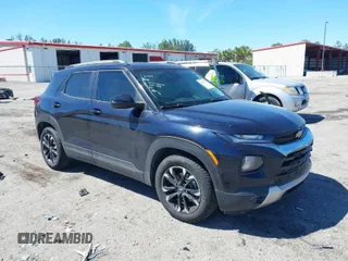 2021 Chevrolet TrailBlazer LT with VIN KL79MPSL2MB141459, listed as a IAAI auction lot 41861655 with 73,554 mi miles. Bid and sale history available at carsss.com. Image 1.