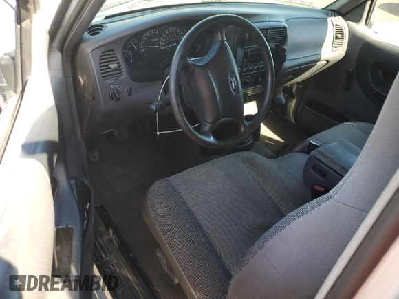 2001 Ford Ranger XL with VIN 1FTYR10C21PA47340, listed as a Copart auction lot 50261385 with 136,765 mi miles and Salvage title. Bid and sale history available at DreamBid. Image 8.