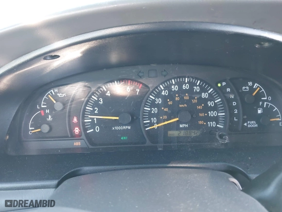 2002 Toyota Tundra SR5 with VIN 5TBBT44192S225410, listed as a IAAI auction lot 41402257 with 218,842 mi miles. Bid and sale history available at carsss.com. Image 7.