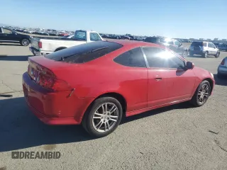 2006 Acura RSX with VIN JH4DC54886S005416, listed as a Copart auction lot 50252995 with 286,902 mi miles and Salvage Title. Bid and sale history available at carsss.com. Image 3.