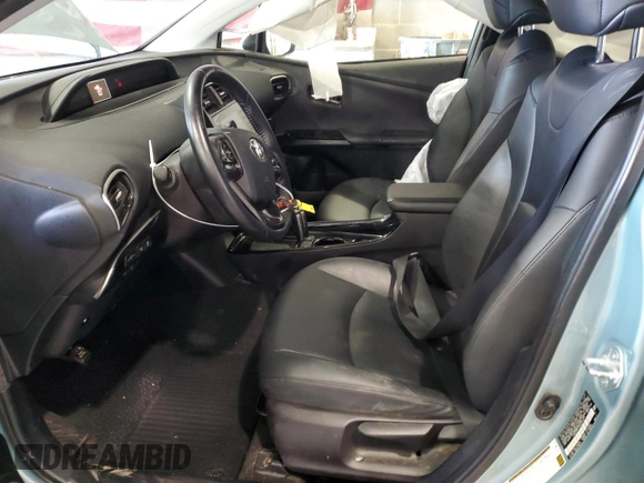 2022 Toyota Prius LE with VIN JTDL9MFU3N3034315, listed as a Copart auction lot 57041045 with 77,307 mi miles and Salvage title. Bid and sale history available at DreamBid. Image 7.