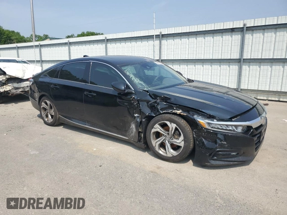 2018 Honda Accord EX with VIN 1HGCV1F48JA092308, listed as a Copart auction lot 58187935 with 146,928 mi miles and Salvage title. Bid and sale history available at DreamBid. Image 4.