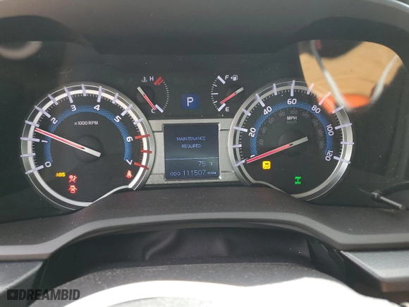 2016 Toyota 4Runner Limited with VIN JTEBU5JR1G5321822, listed as a Copart auction lot 48779225 with 111,507 mi miles and Salvage Title. Bid and sale history available at carsss.com. Image 9.