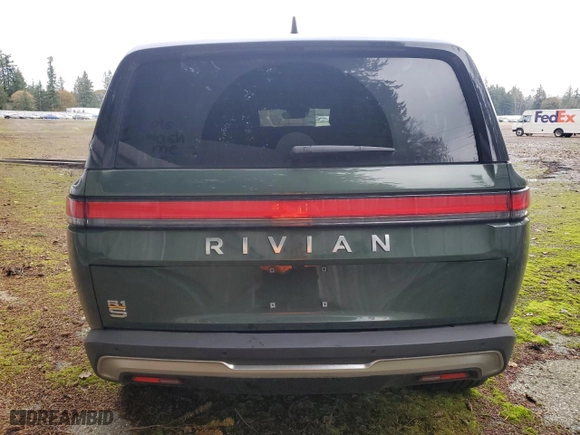 2023 Rivian R1S Adventure with VIN 7PDSGABA4PN014067, listed as a Copart auction lot 77630794 with 0 mi miles and Salvage Title. Bid and sale history available at carsss.com. Image 6.