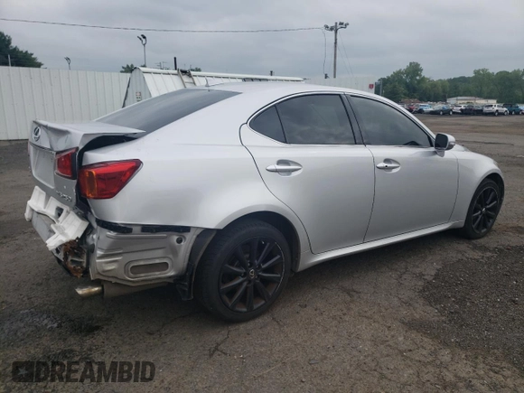 2010 Lexus IS 250 with VIN JTHCF5C24A5044351, listed as a Copart auction lot 59852145 with 171,121 mi miles and Salvage title. Bid and sale history available at DreamBid. Image 3.