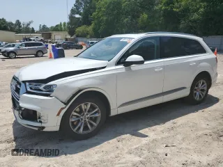 2018 Audi Q7 Premium Plus z VIN WA1LAAF73JD018243, wystawiony jako Copart lot #59111365 z przebiegiem 88 588 mil mil oraz Szkoda całkowita • Salvage title. Historia ofert i sprzedaży dostępna na DreamBid. Obrazek 1.